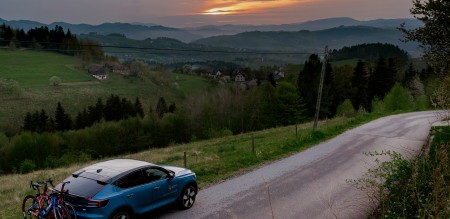 ELECTRIC CAR THROUGH THE MOUNTAINS -IN A VOLVO C40 ON A SOUTHERN RAP ROUTE